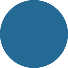 Blue list circle